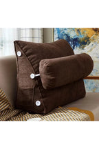 Reclining backrest cushion