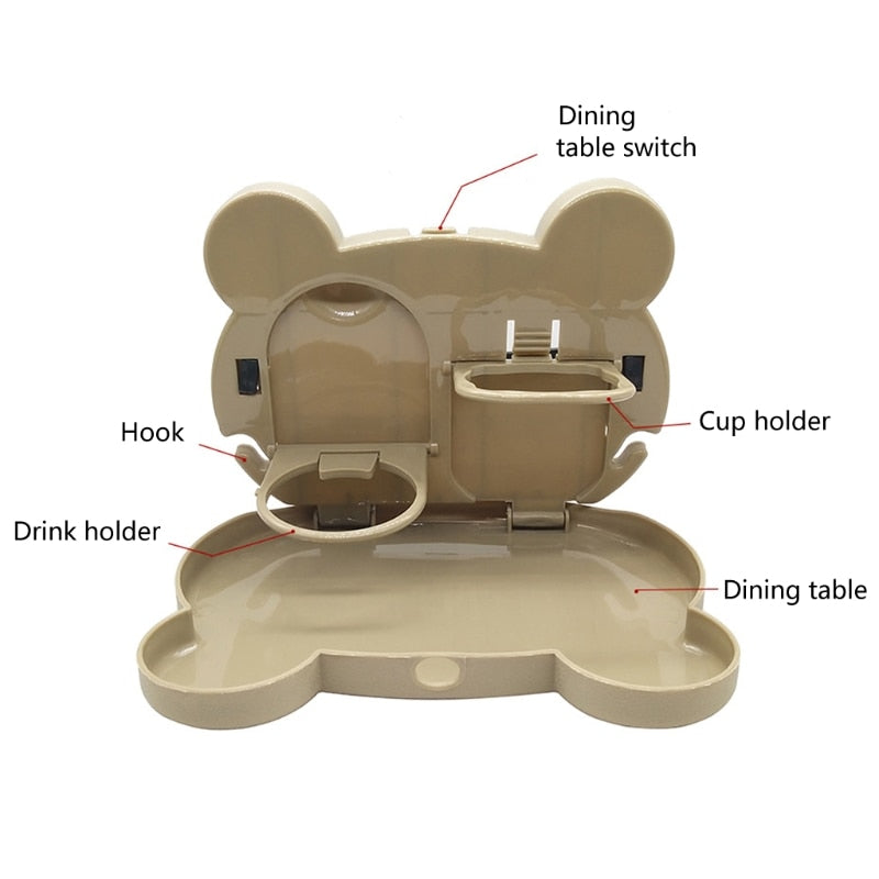Foldable Car Back Seat Table for Kids