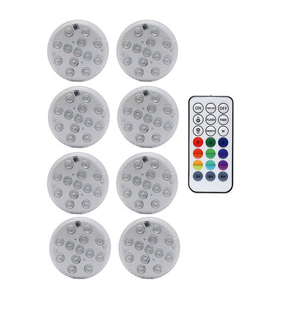 Waterproof Multi-Color LED Light with Remote