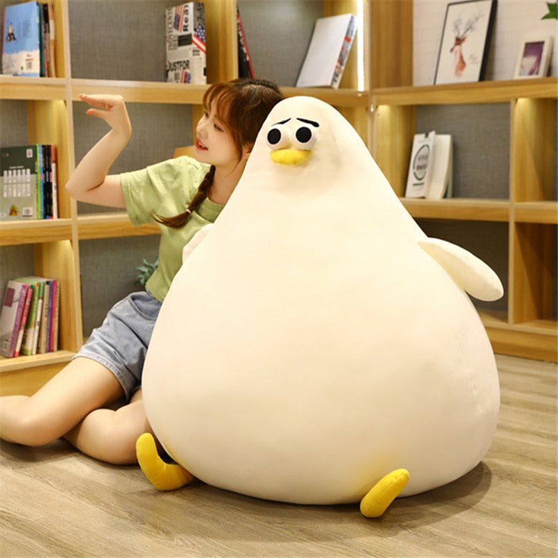 Riesiges Pinguin-Plüschkissen