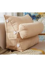 Reclining backrest cushion