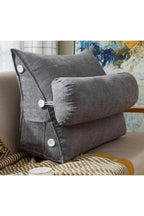 Reclining backrest cushion