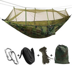 Camping-Hängematte für 2 Personen mit Moskitonetz