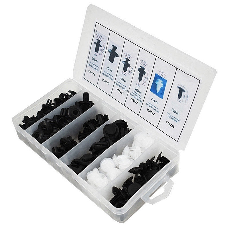 100-teiliges Auto-Befestigungsclip-Set