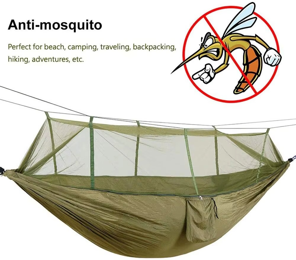 Camping-Hängematte für 2 Personen mit Moskitonetz