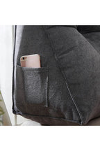 Reclining backrest cushion
