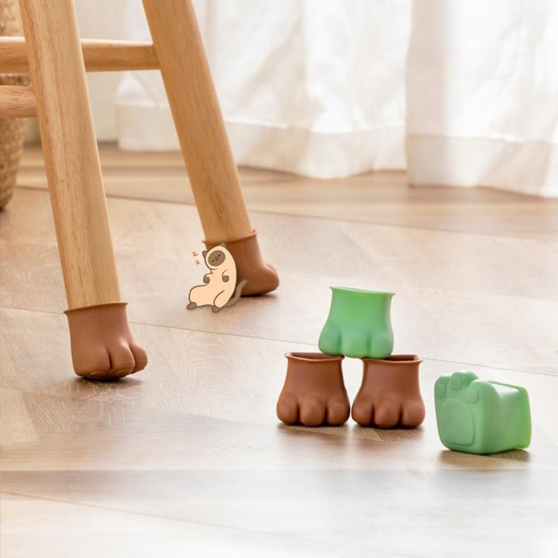 Anti-Rutsch-Möbelgleiter im Katzenpfoten-Design, 4er-Set