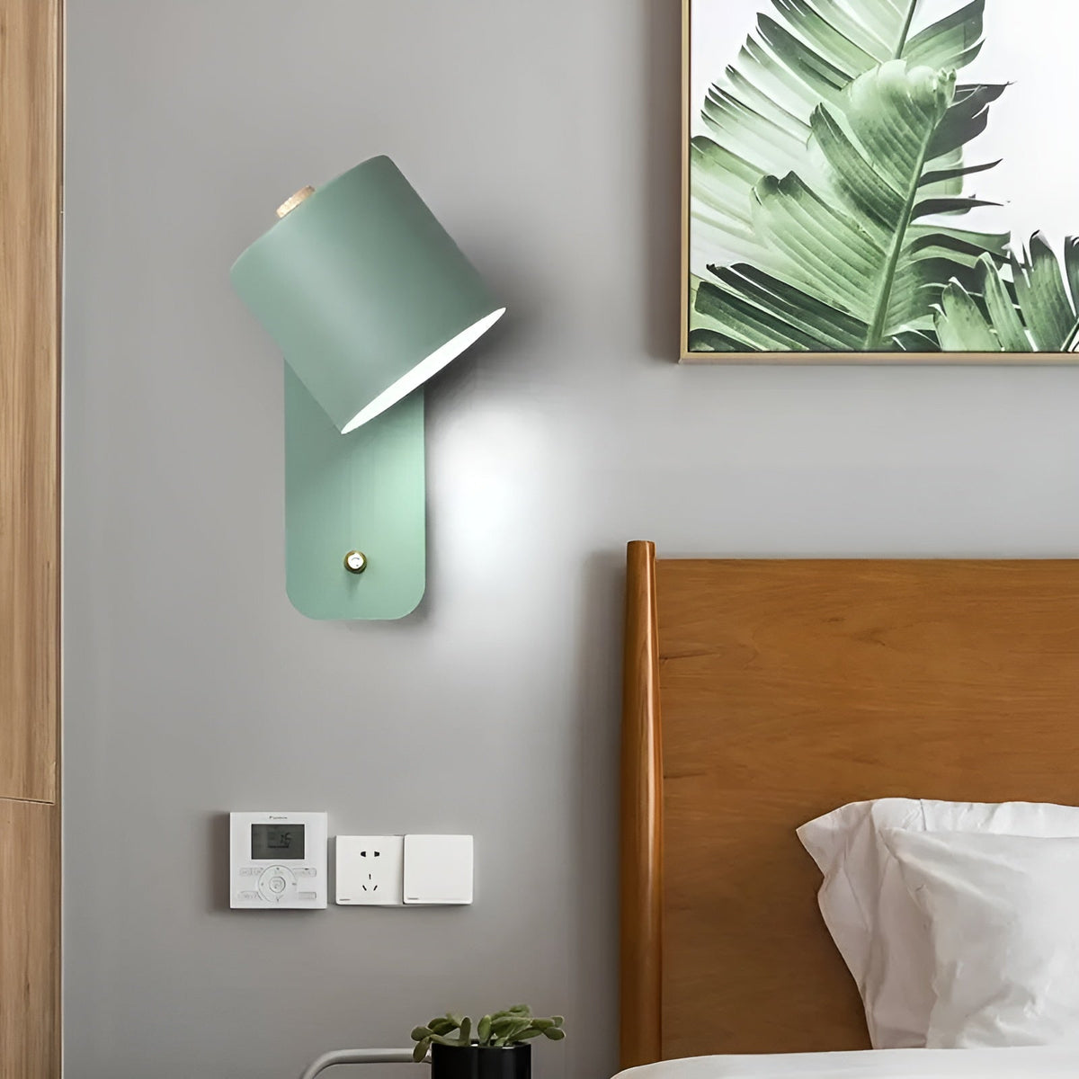 EasyPush Wandleuchte - drehbare Mini-Zylinder-LED-Lampe