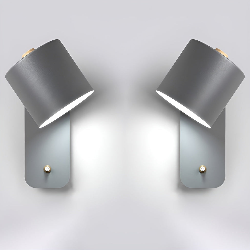 EasyPush Wandleuchte - drehbare Mini-Zylinder-LED-Lampe