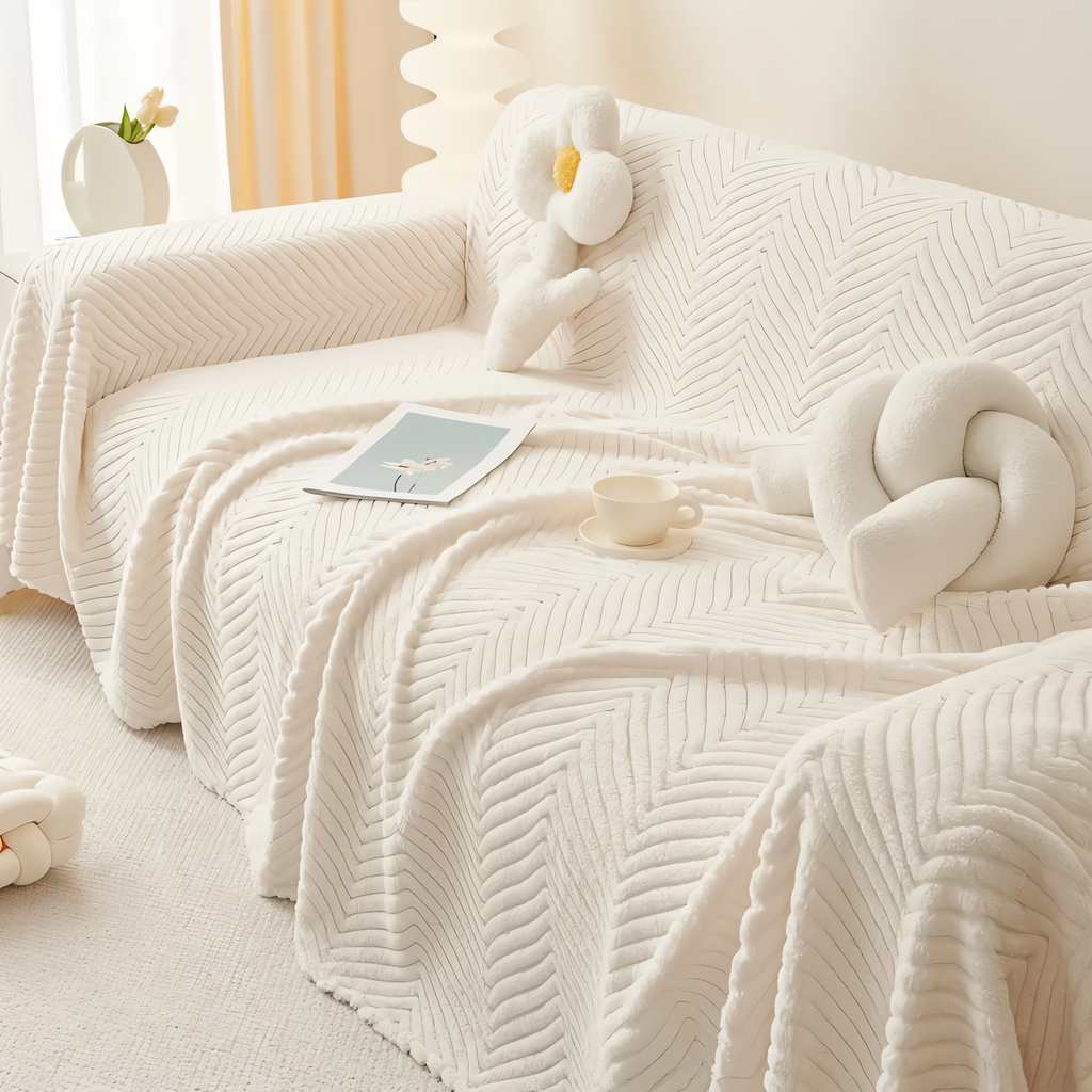 LuxuraWrap Sofabezug – Rutschfester Couchschutz