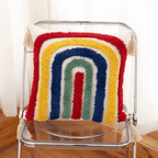 Checkered Wavy Cushion Cover
