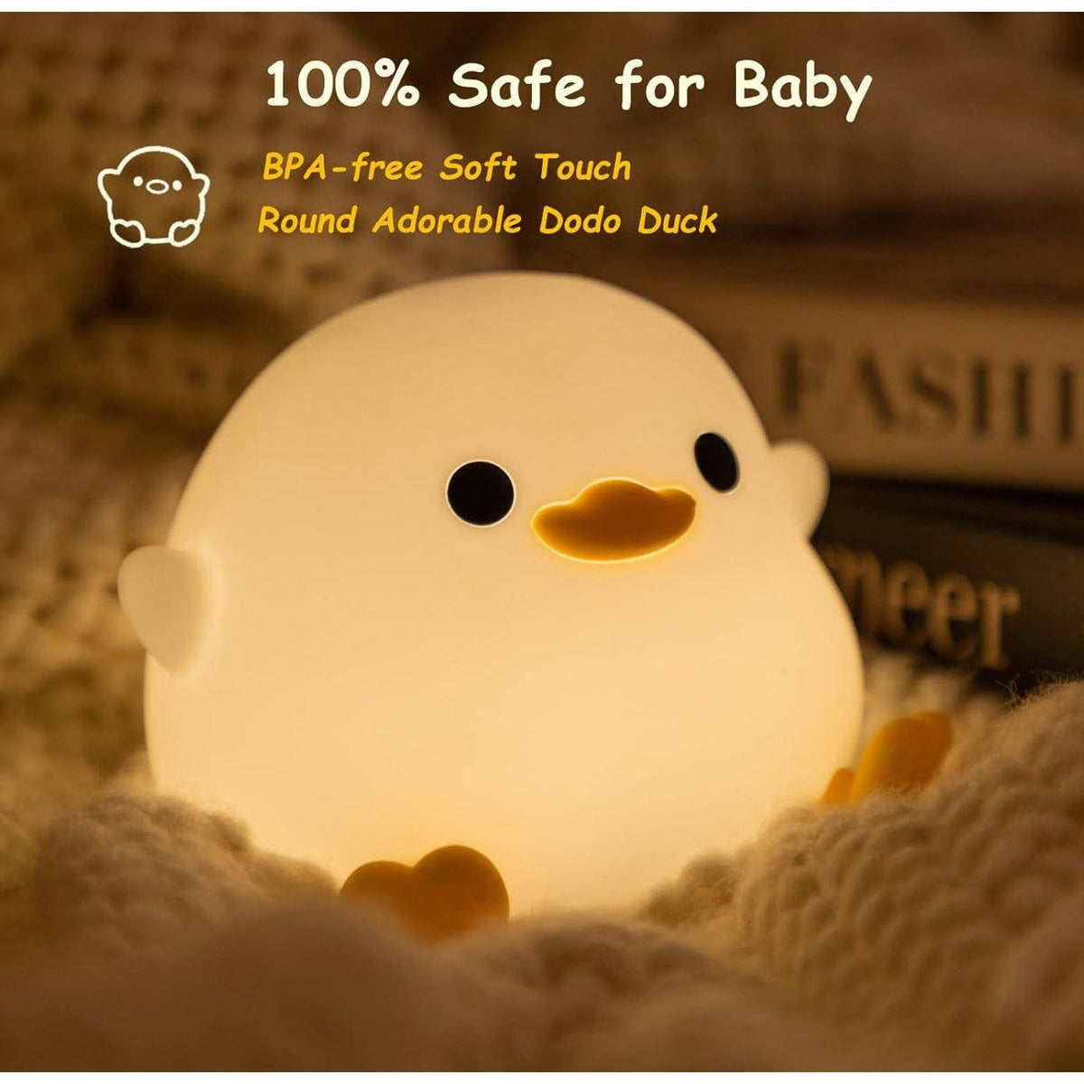 DuckieDream Light – Automatisches Enten-Nachtlicht aus Silikon