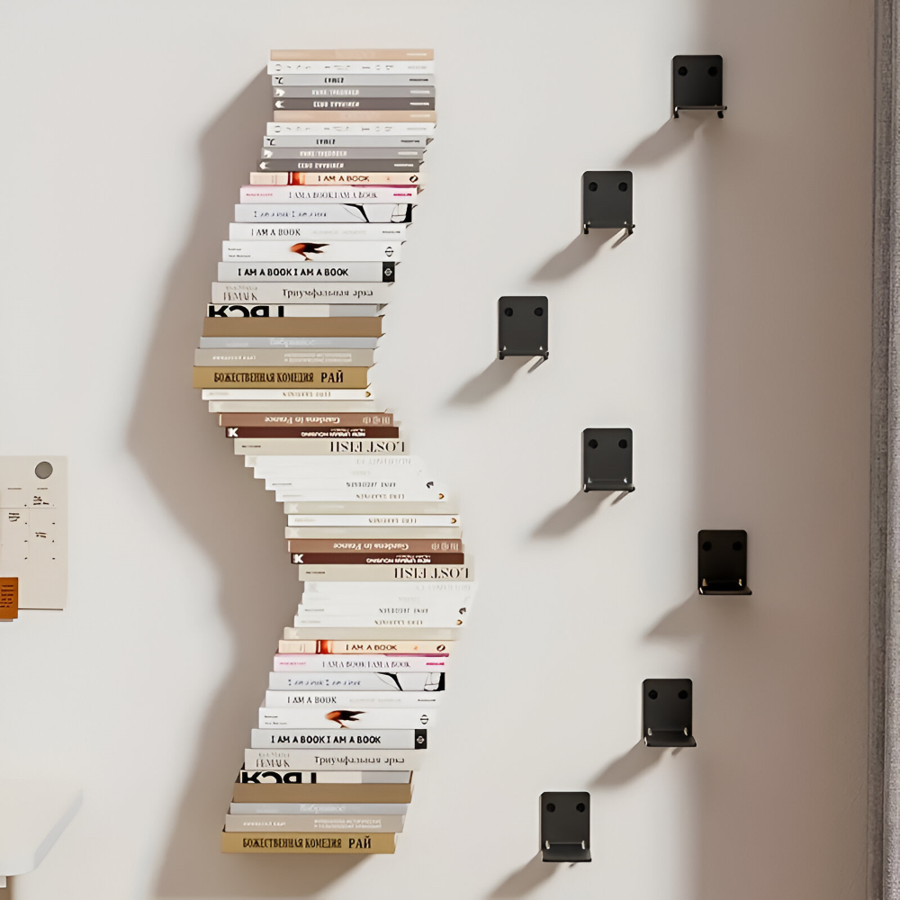 Invisible Floating Bookshelf