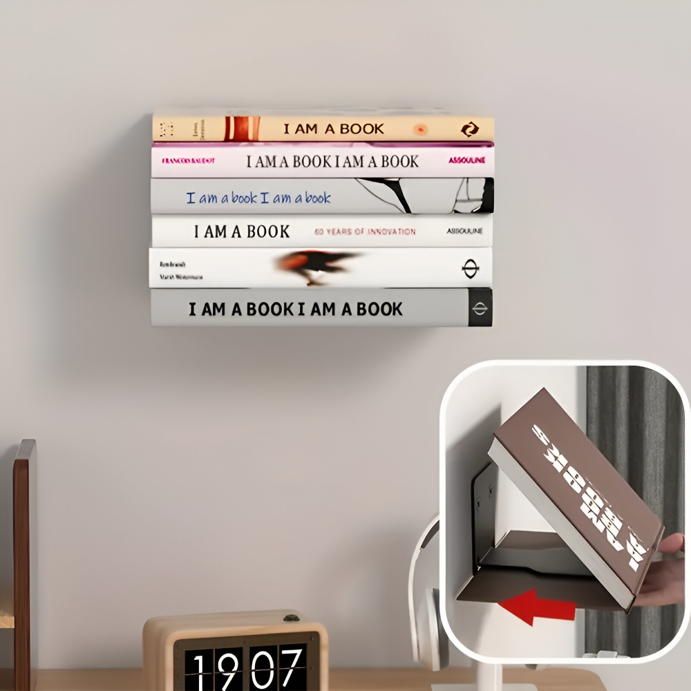 Invisible Floating Bookshelf