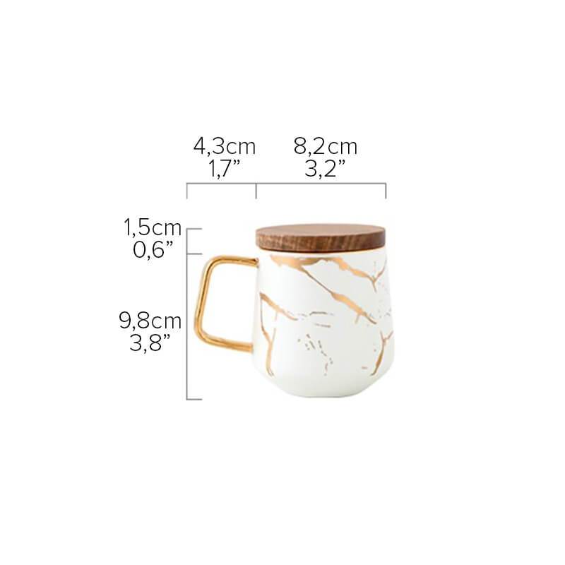 Kintsugi Nordic Ceramic Tall Mug