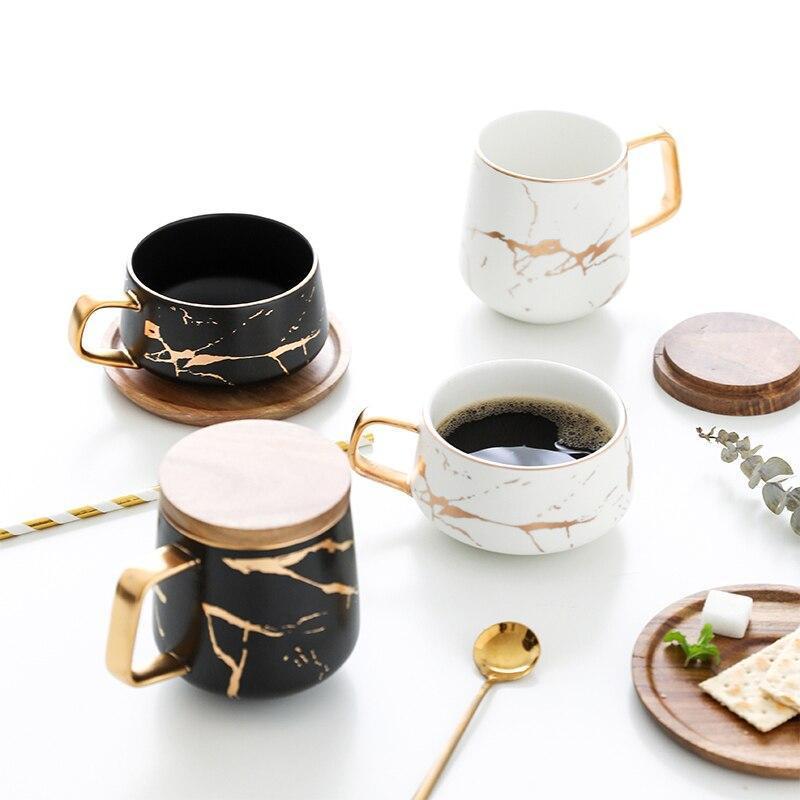 Kintsugi Nordic Ceramic Tall Mug