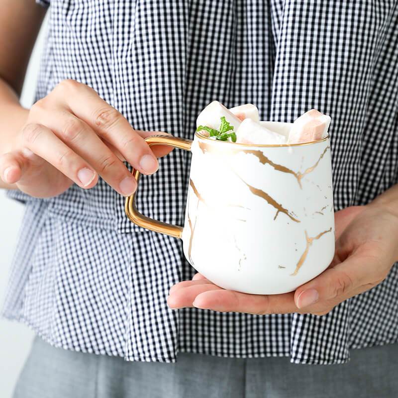 Kintsugi Nordic Ceramic Tall Mug