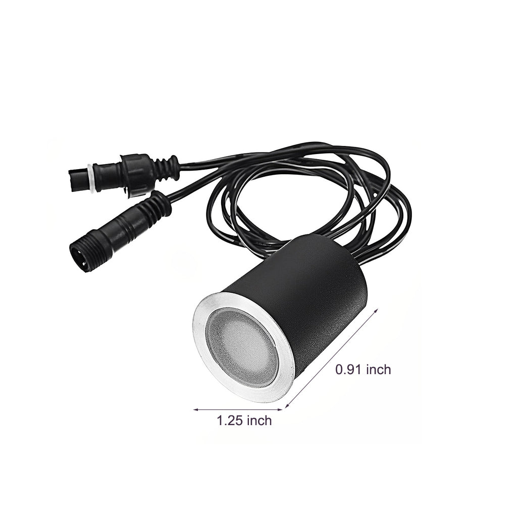 16-teiliges LED-Einbauleuchten-Set für Terrassen und Treppen