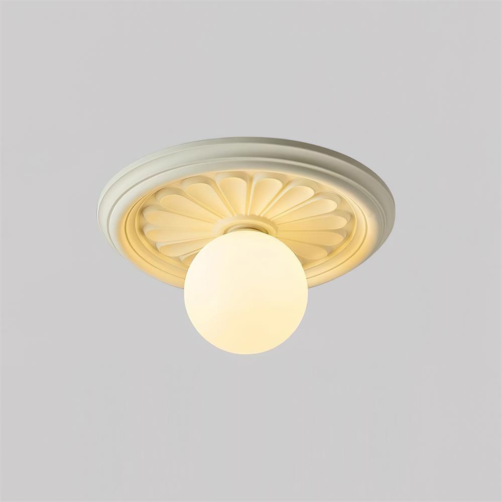 Acryl-Deckenleuchte 35 cm Beige