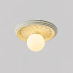Acryl-Deckenleuchte 35 cm Beige