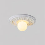 Acryl-Deckenleuchte 35 cm Beige
