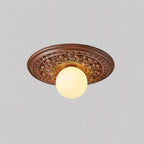 Acryl-Deckenleuchte 35 cm Beige