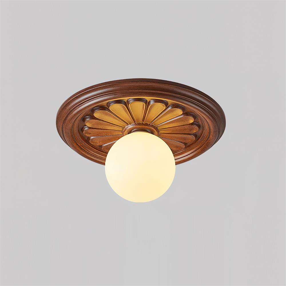 Acryl-Deckenleuchte 35 cm Beige