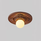 Acryl-Deckenleuchte 35 cm Beige