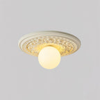 Acryl-Deckenleuchte 35 cm Beige