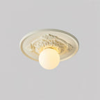 Acryl-Deckenleuchte 35 cm Beige