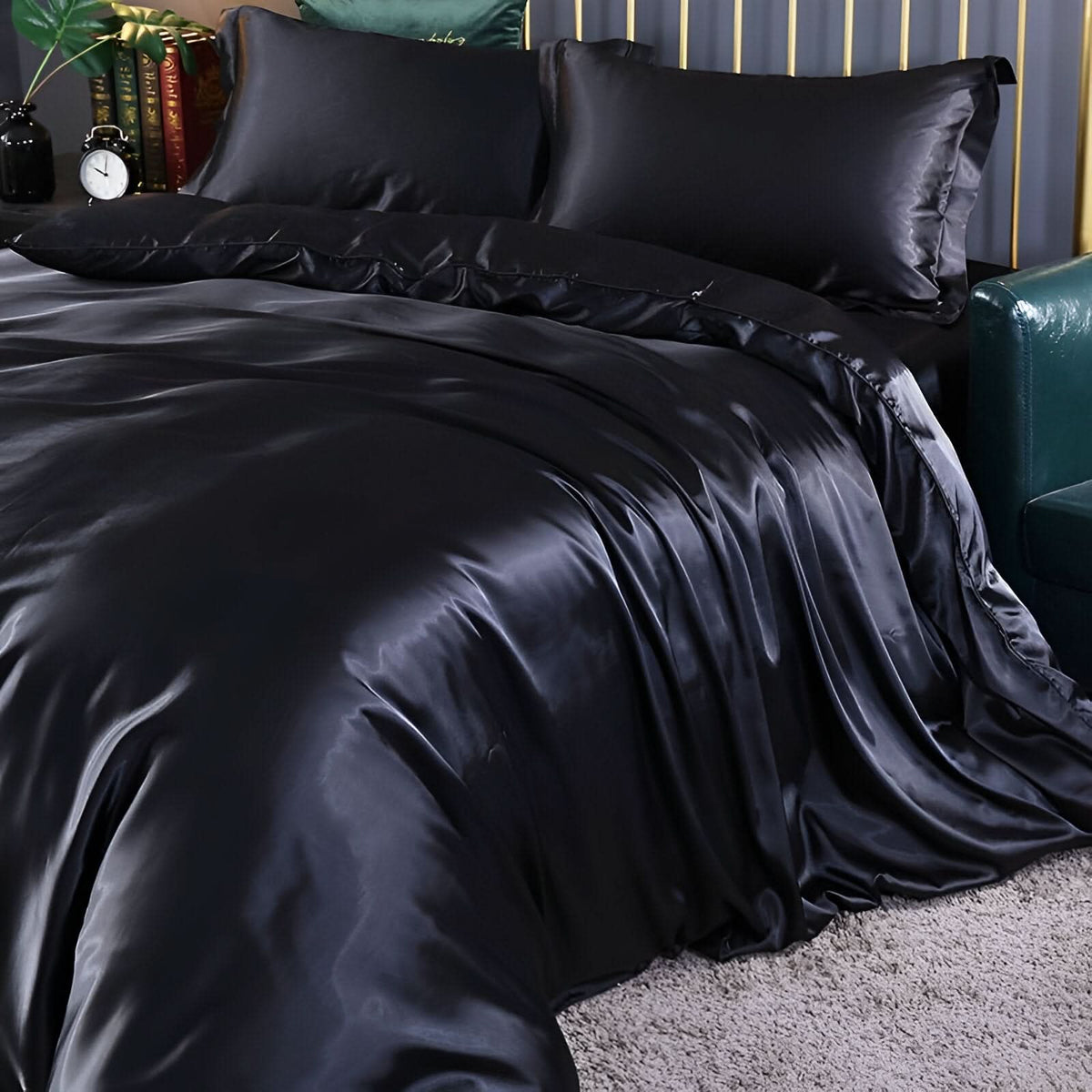 SERENISOFT - Premium Mulberry Silk Bedding Set