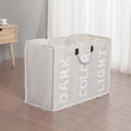 Laundry basket 3 compartments - foldable with handle