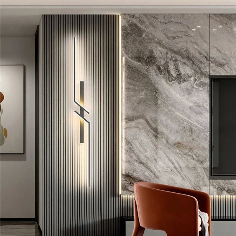 LED-Wandleuchte mit Streifendesign