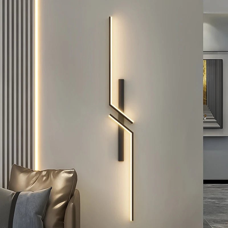 LED-Wandleuchte mit Streifendesign