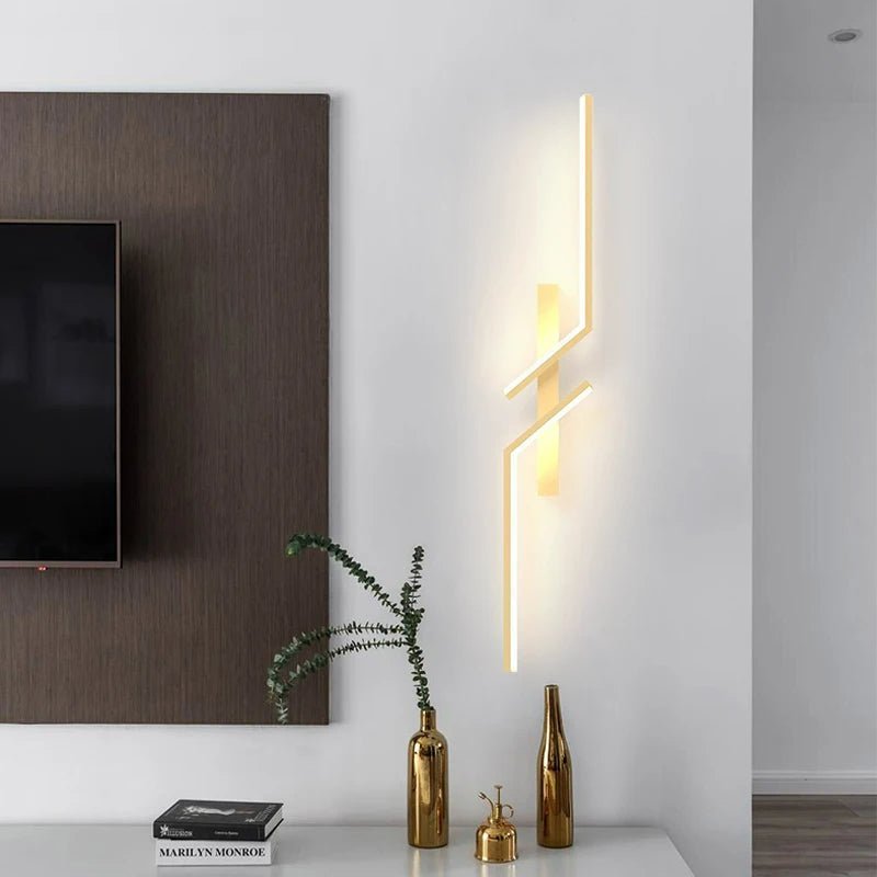 LED-Wandleuchte mit Streifendesign
