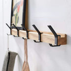 Wall Coat Rack with Double Hooks
