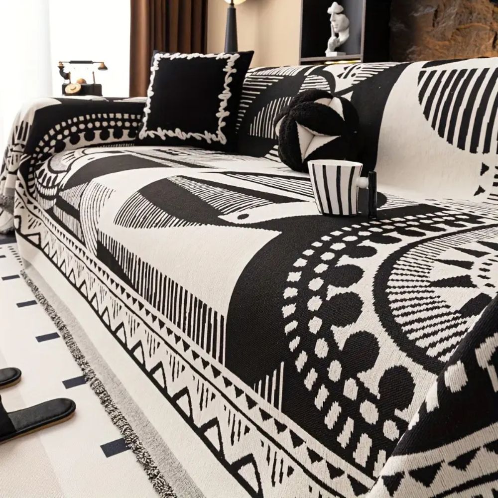 Mystic Lines Pattern Sofa Cover