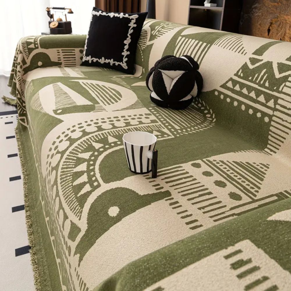 Mystic Lines Pattern Sofa Cover