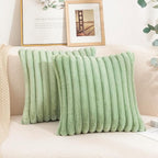 Nouvia Faux Fur Plush Cushion Cover