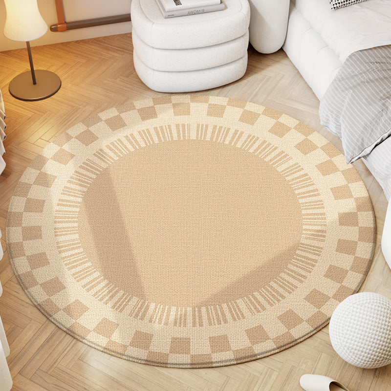 Round Textured Area Rug