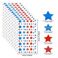 Decorative Sparkling Star Sticker Sheets