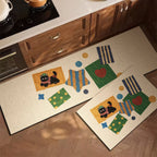 Artistic Kitchen Mat