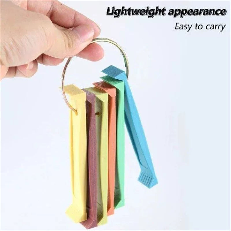 Unisex Resealable Food Bag Clips with Connecting Ring