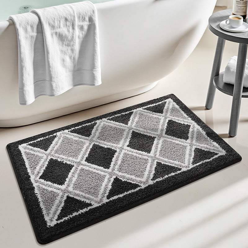 Turtle-Themed Plush Bath Mat