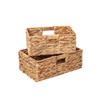 Handwoven Natural Fiber Storage Basket