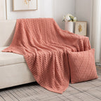 Textured Knit Blanket