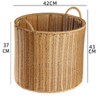 Storage Basket with Ergonomic Handles