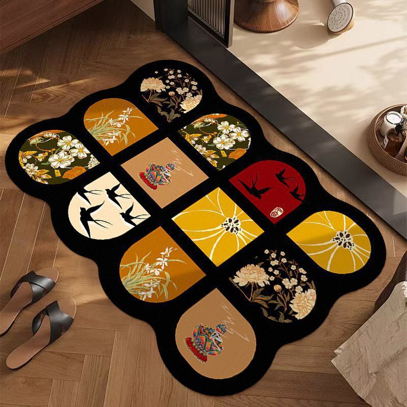Floral gemusterter Teppich