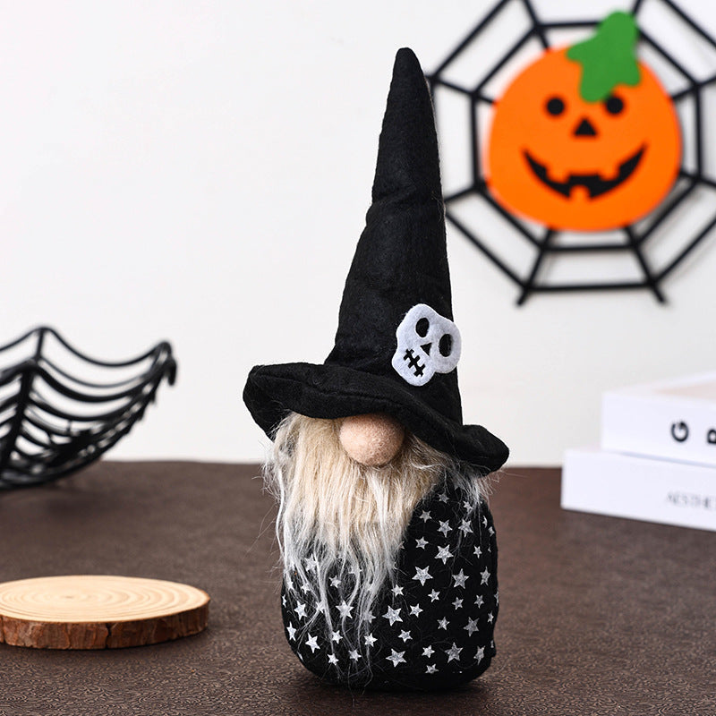 Decorative Halloween Gnome Figure