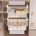 Under-Shelf Pull-Out Mesh Drawer Organizer